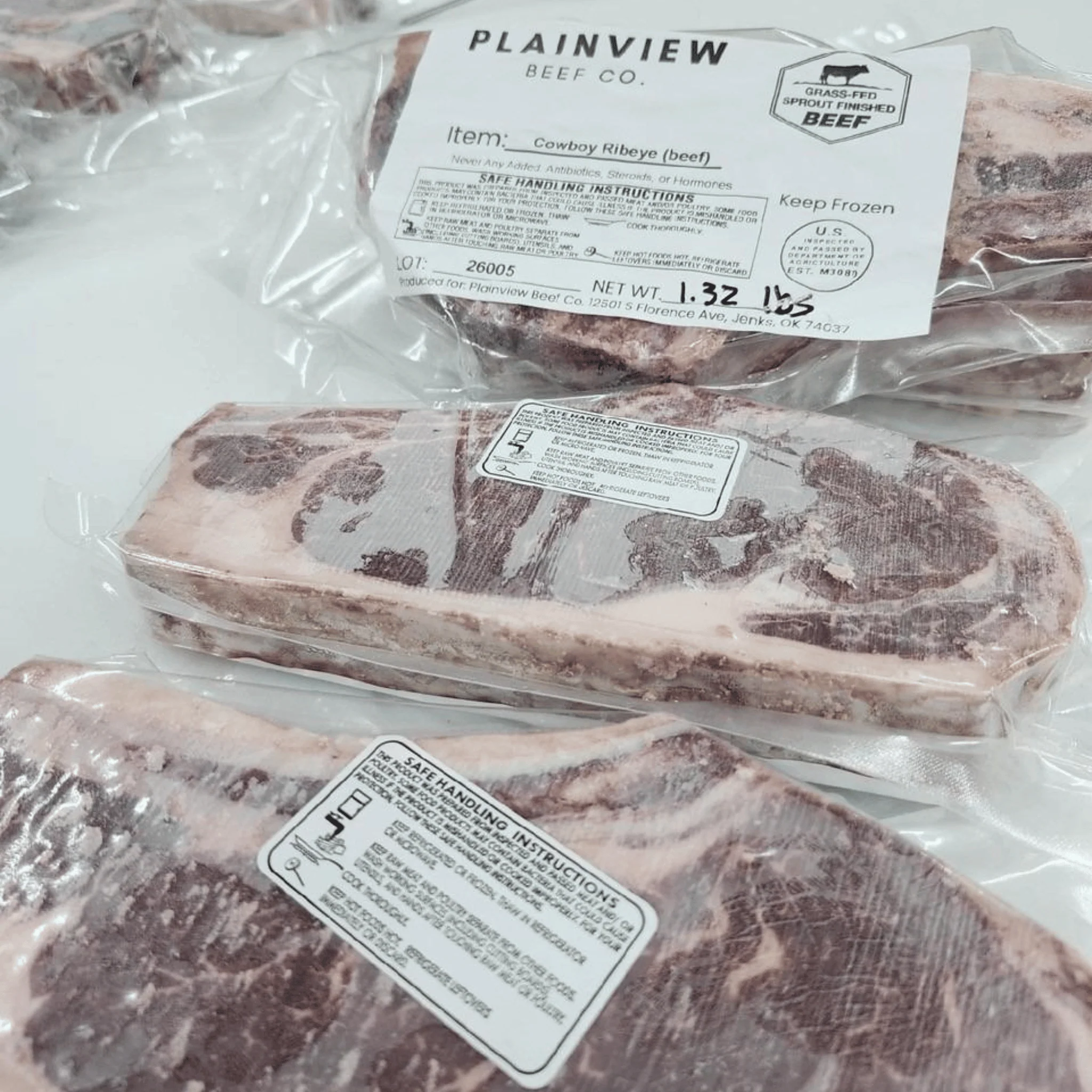 Grass Fed Cowboy Ribeye Steak, Bone-In - Image 4