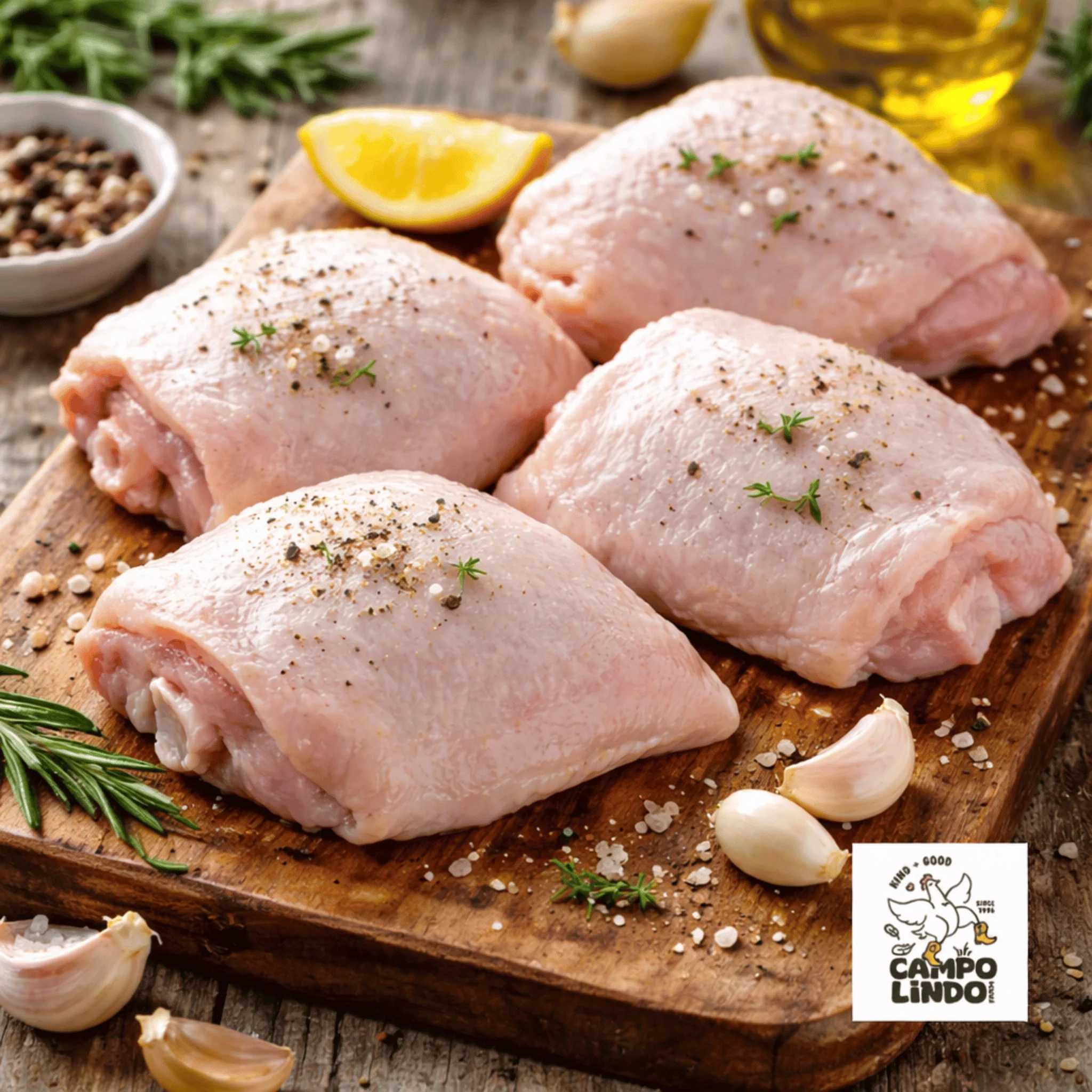 Free Range Bone-In Chicken Thighs - Image 2